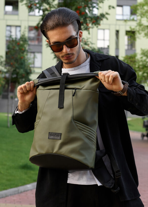 Рюкзак роллтоп чоловічий Sambag RollTop X хакі