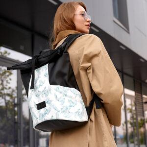 ÐÐµÐ½ÑÐºÐ¸Ð¹ ÑÑÐºÐ·Ð°Ðº ÑÐ¾Ð»Ð»ÑÐ¾Ð¿ Sambag RollTop X ÑÐµÑÐ½Ð¾-Ð±ÐµÐ»ÑÐ¹ Ñ Ð¿ÑÐ¸Ð½ÑÐ¾Ð¼