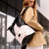 Женский рюкзак роллтоп Sambag RollTop X с принтом черный