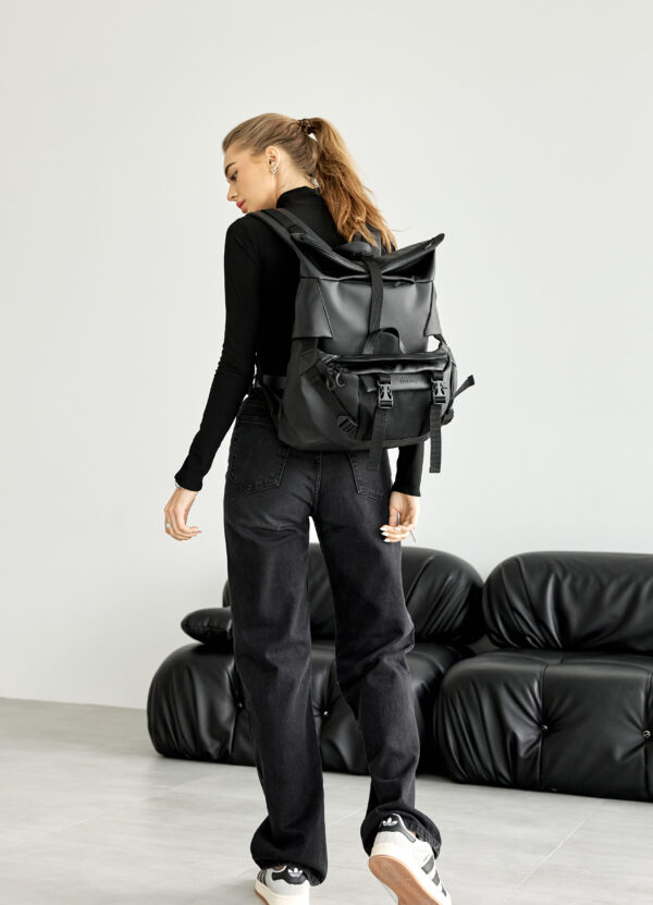 Женский рюкзак роллтоп Sambag RollTop Double черный