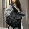 Рюкзак жіночий роллтоп Sambag RollTop Double чорний