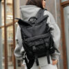 Рюкзак жіночий роллтоп Sambag RollTop Double чорний
