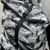 Женский рюкзак роллтоп Sambag RollTop Double принт черный с белым