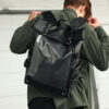 Рюкзак чоловічий Sambag RollTop Hacking чорний