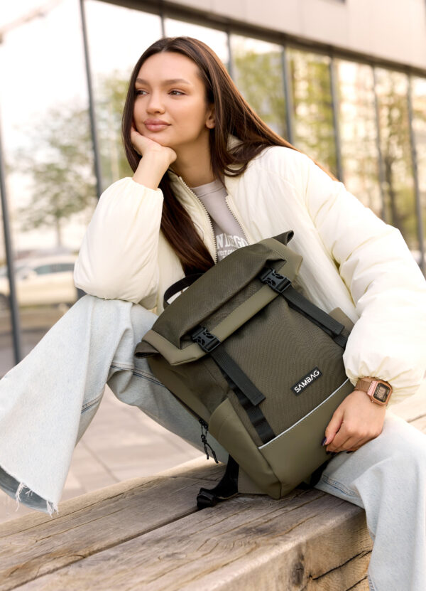 Рюкзак жіночий Sambag Aura хакі