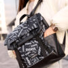 Женский рюкзак Sambag Aura принт черный