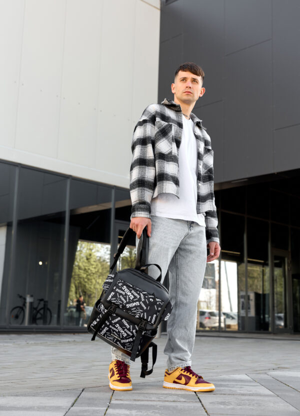 Рюкзак чоловічий Sambag Aura принт чорний