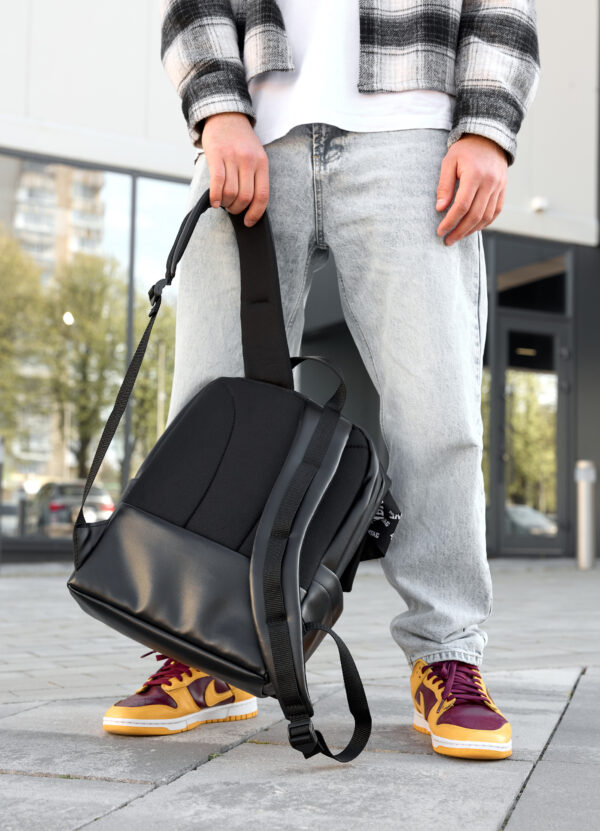 Рюкзак чоловічий Sambag Aura принт чорний