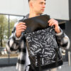 Рюкзак чоловічий Sambag Aura принт чорний