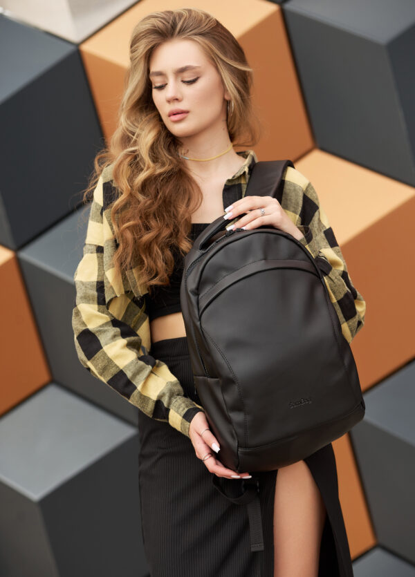 Рюкзак жіночий Sambag Zard LZN тканевий чорний