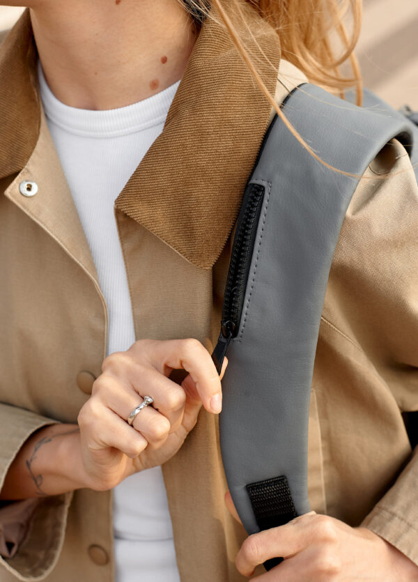 Рюкзак жіночий Sambag Zard LZN сірий