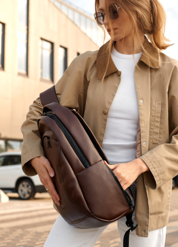 Рюкзак жіночий Sambag Zard LZN шоколадний