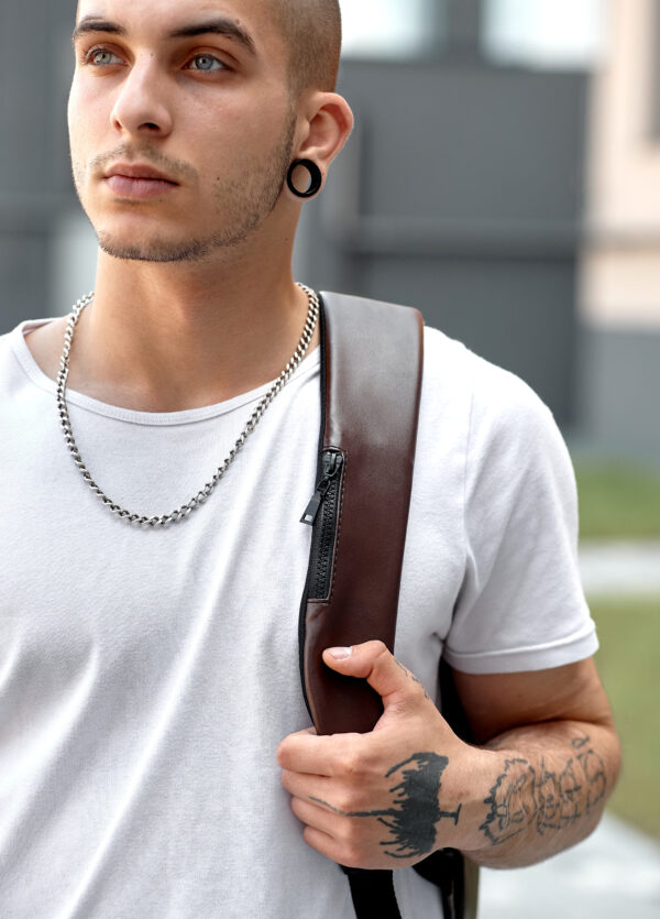 Рюкзак чоловічий Sambag Zard LZN шоколадний