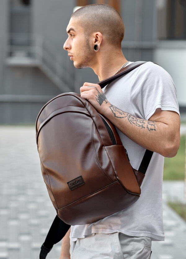 Рюкзак чоловічий Sambag Zard LZN шоколадний