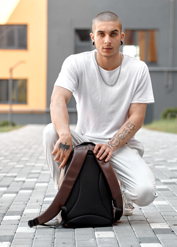 Рюкзак чоловічий Sambag Zard LZN шоколадний