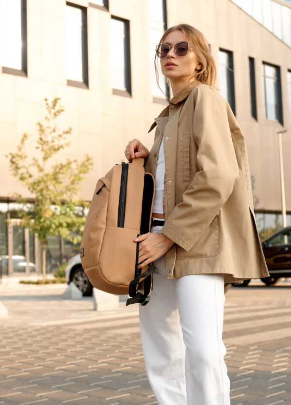 Рюкзак жіночий Sambag Zard LZN бежевий