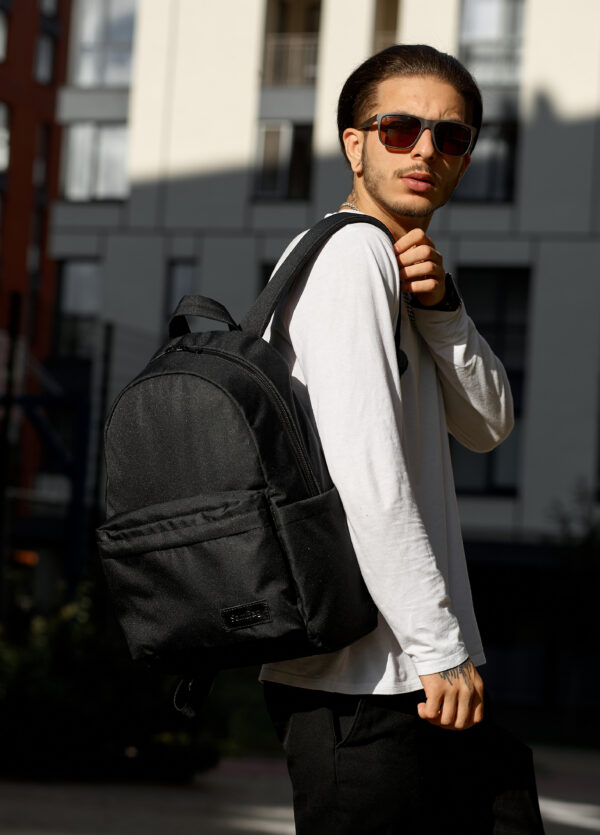 Мужской рюкзак Sambag Zard LST тканевый черный