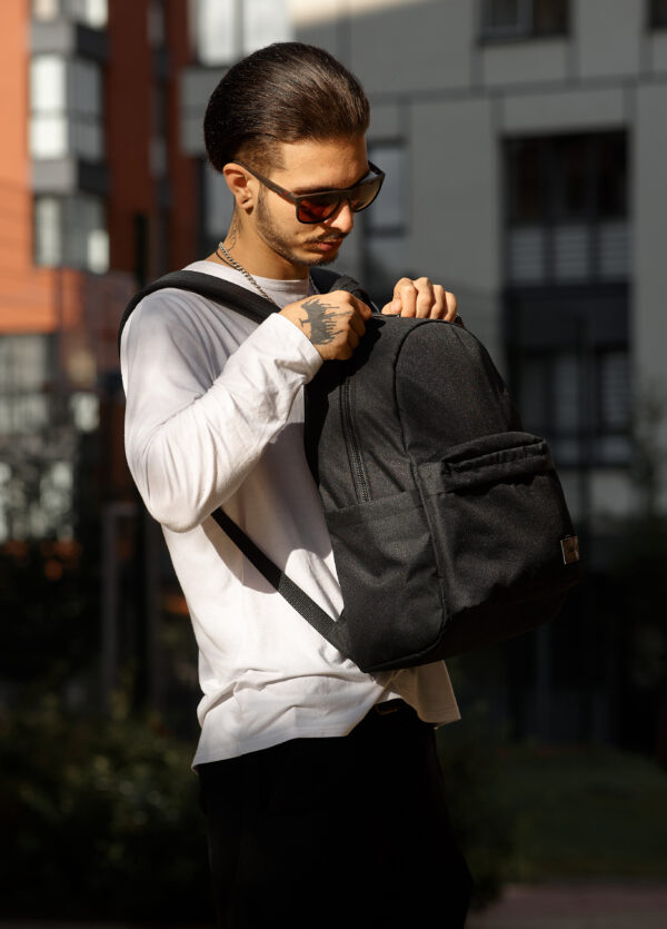 Мужской рюкзак Sambag Zard LST тканевый черный