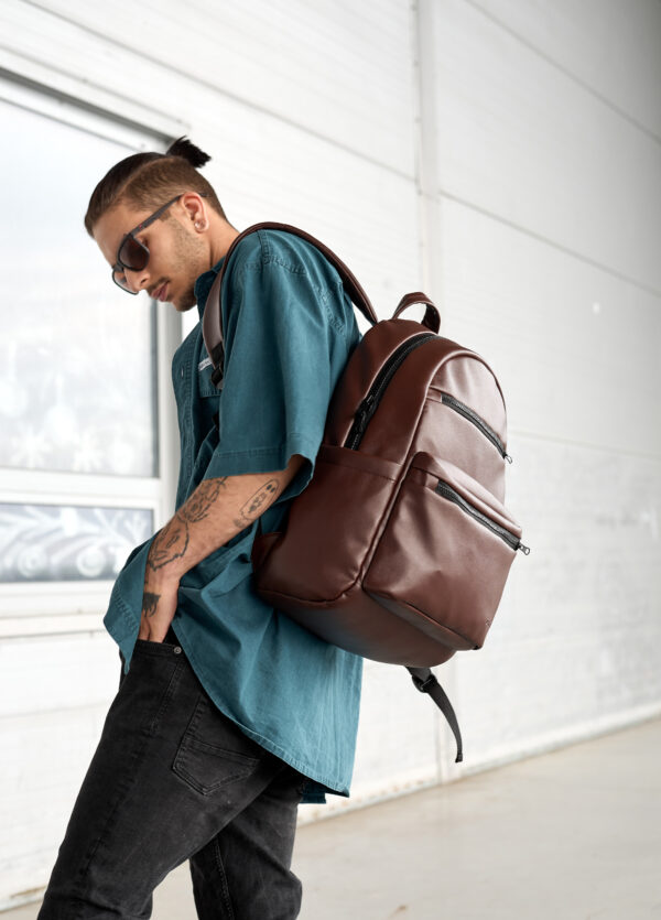 Мужской рюкзак Sambag Zard LKT шоколадный