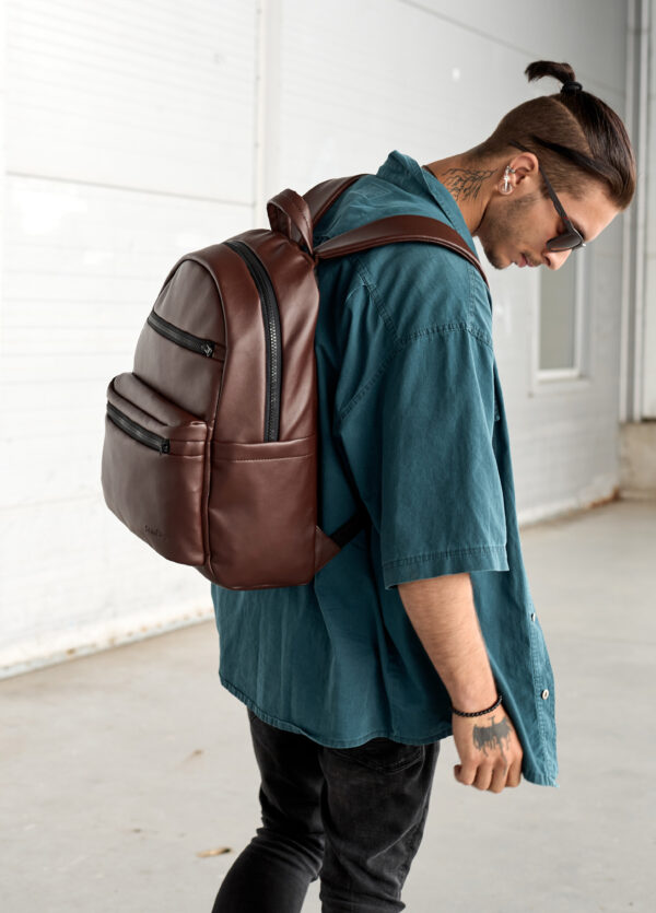 Мужской рюкзак Sambag Zard LKT шоколадный