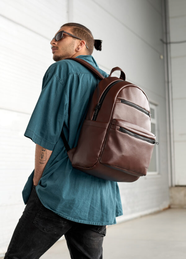 Мужской рюкзак Sambag Zard LKT шоколадный