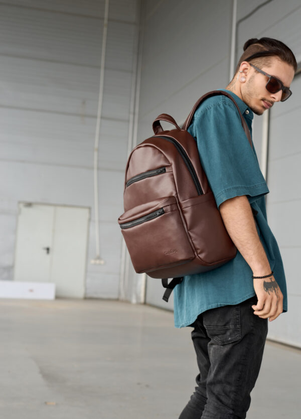 Мужской рюкзак Sambag Zard LKT шоколадный