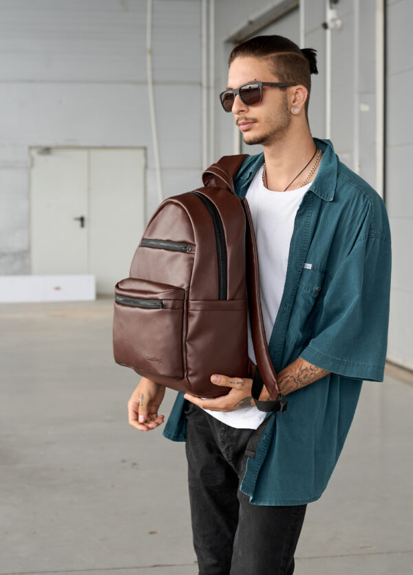 Мужской рюкзак Sambag Zard LKT шоколадный