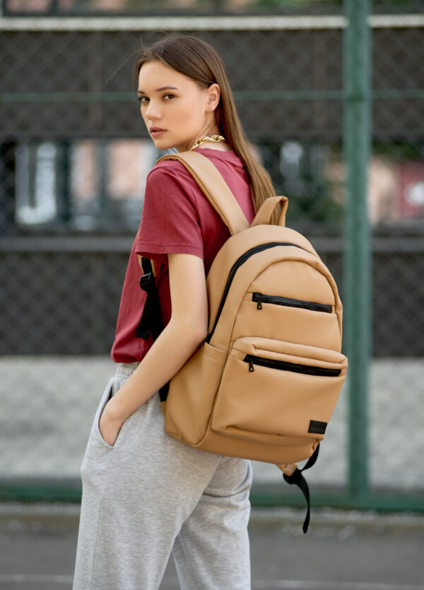 Рюкзак жіночий Sambag Zard LKT бежевий