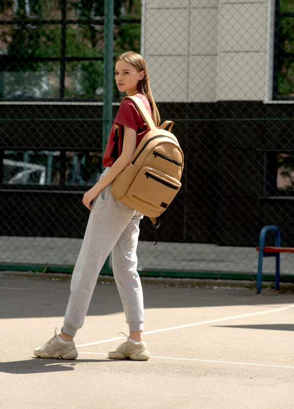 Рюкзак жіночий Sambag Zard LKT бежевий