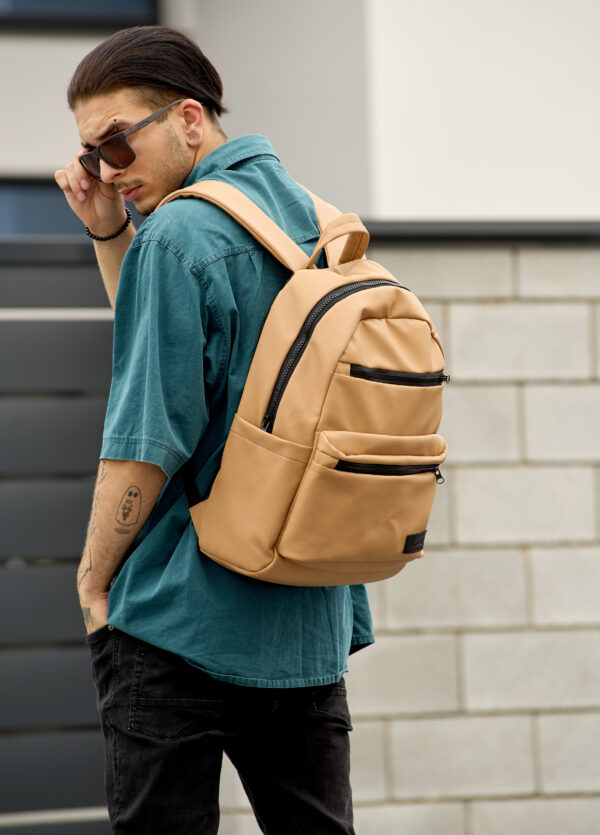 Мужской рюкзак Sambag Zard LKT бежевый