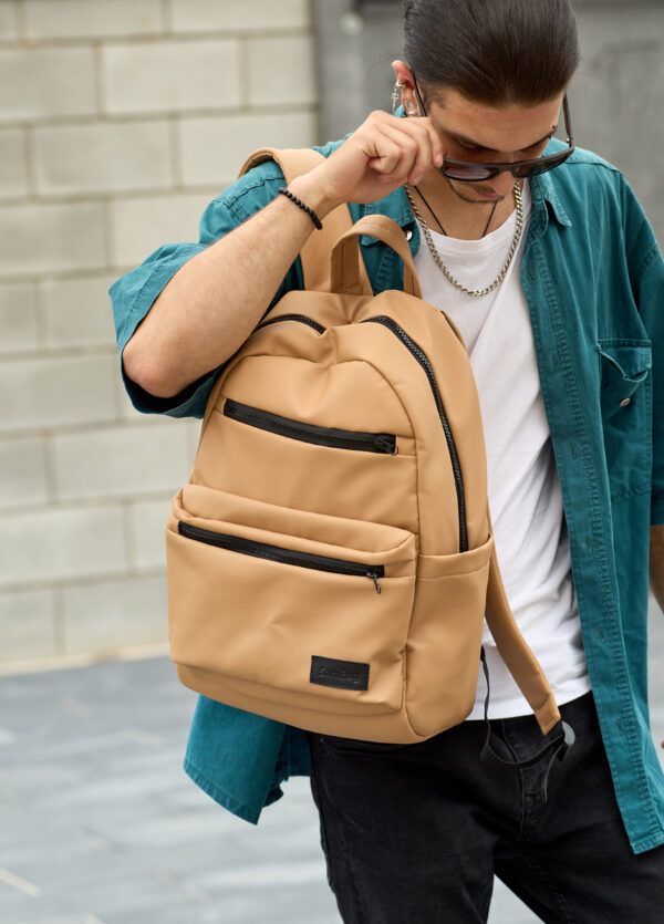 Мужской рюкзак Sambag Zard LKT бежевый