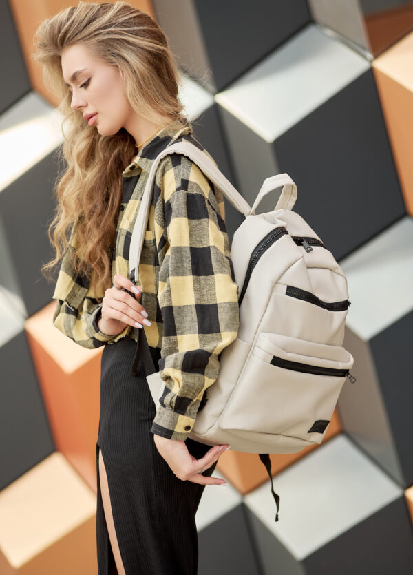 Рюкзак жіночий для ноутбука Sambag Zard LKT сірий