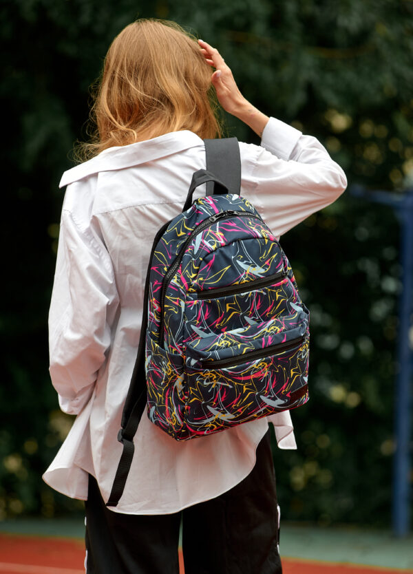 Женский рюкзак Sambag Zard с принтом нави