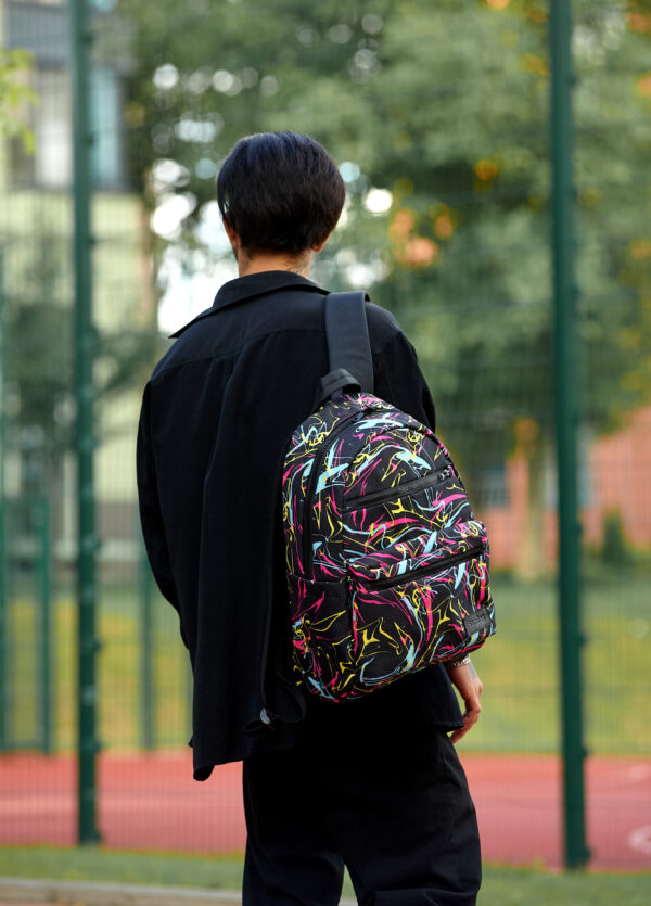 Мужской рюкзак Sambag Zard LKT с черным принтом