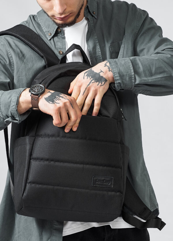 Рюкзак чоловічий Sambag Zard LRT тканинний чорний