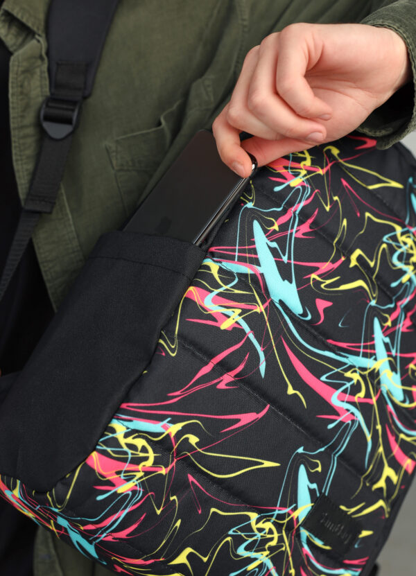 Мужской рюкзак Sambag Zard LRT черный с принтом