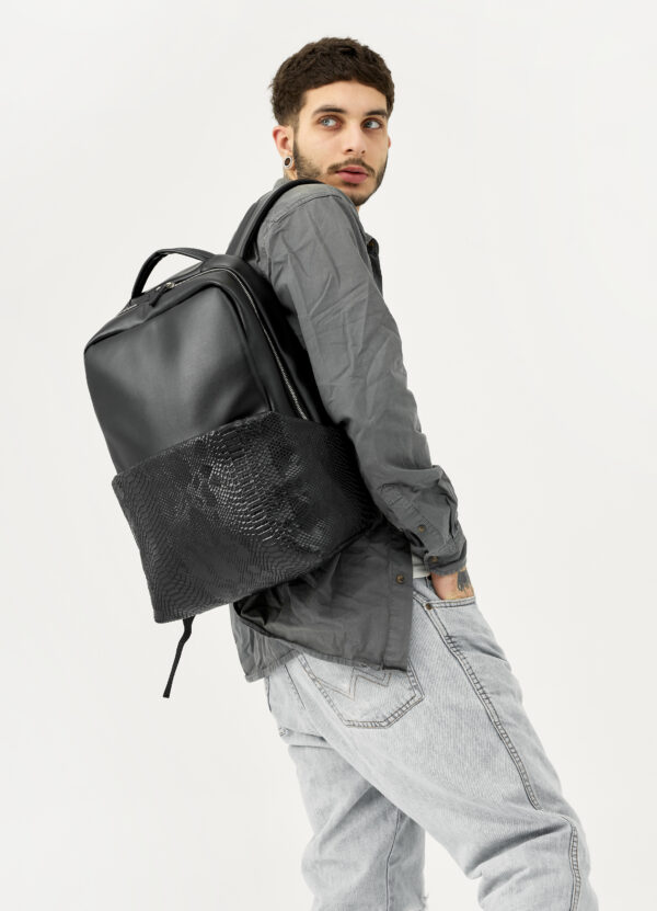 Мужской рюкзак Sambag Zard Dart черный крокодил