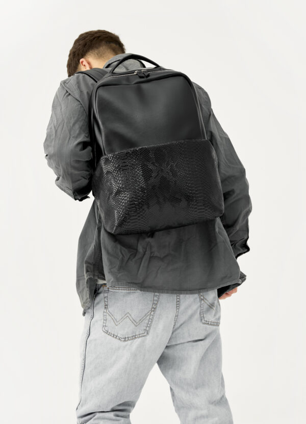 Мужской рюкзак Sambag Zard Dart черный крокодил