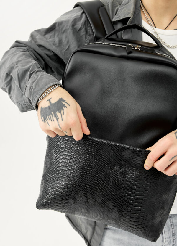 Мужской рюкзак Sambag Zard Dart черный крокодил