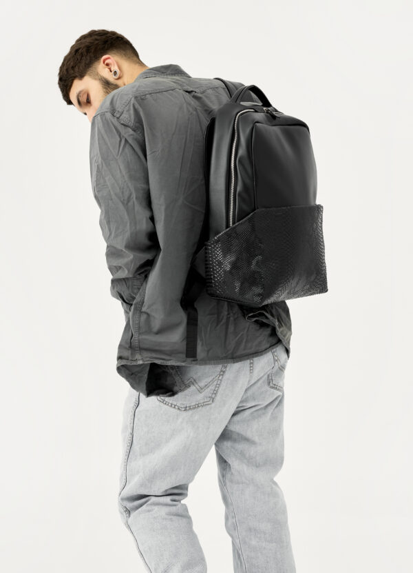 Мужской рюкзак Sambag Zard Dart черный крокодил