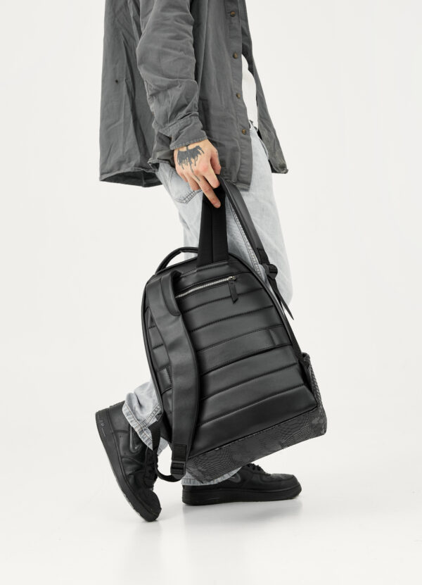 Мужской рюкзак Sambag Zard Dart черный крокодил