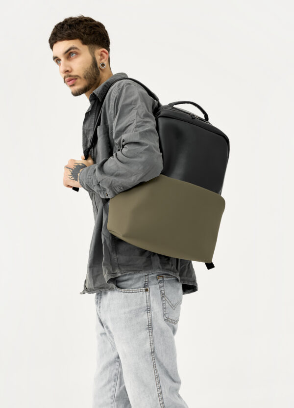 Мужской рюкзак Sambag Zard Dart черный из хаки