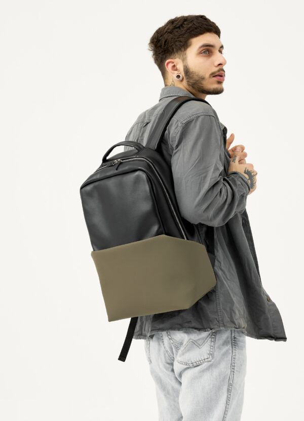 Мужской рюкзак Sambag Zard Dart черный из хаки