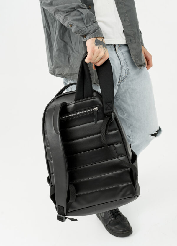 Мужской рюкзак Sambag Zard Dart черный с перфорацией