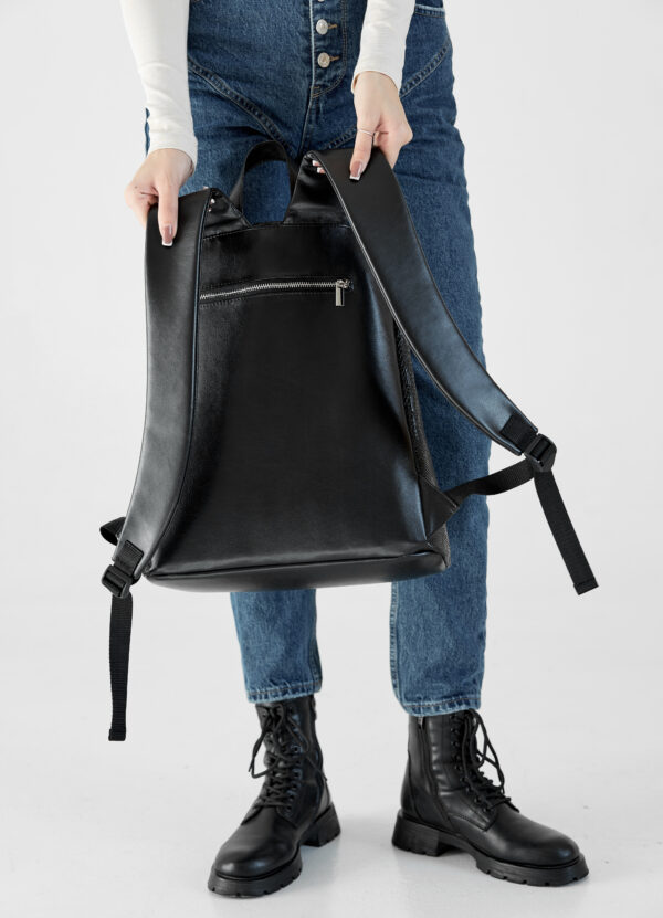 Женский рюкзак Sambag Rene LZS крокодил черный