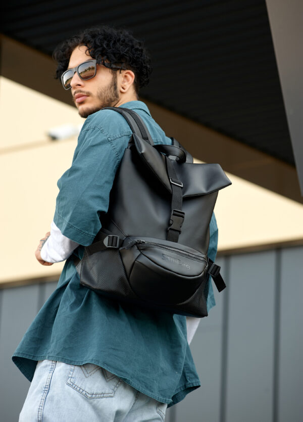 Мужской рюкзак Sambag ReneDouble черный