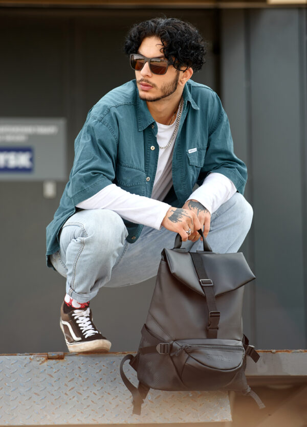 Мужской рюкзак Sambag ReneDouble черный