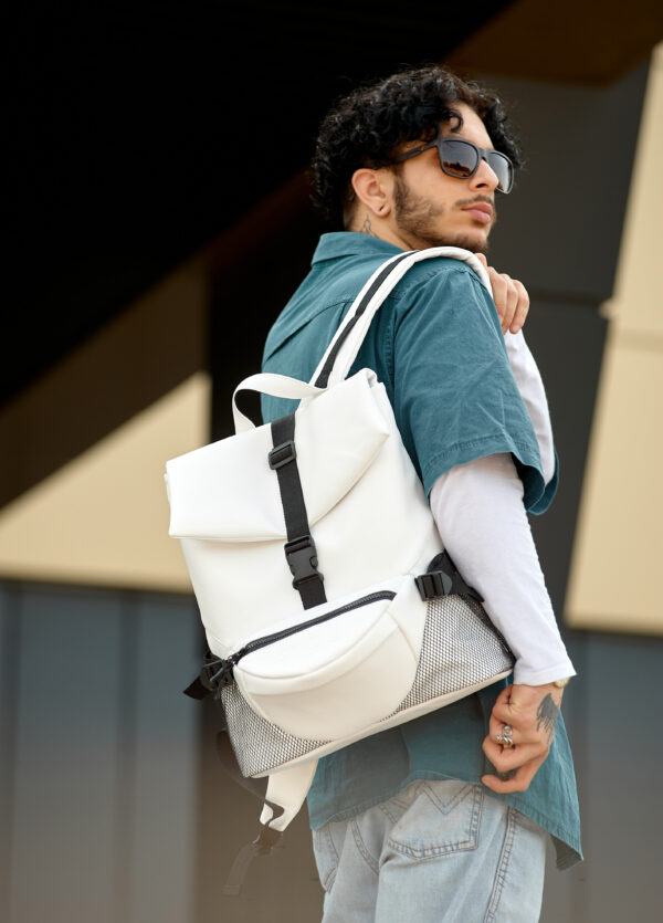 Мужской рюкзак Sambag ReneDouble белый