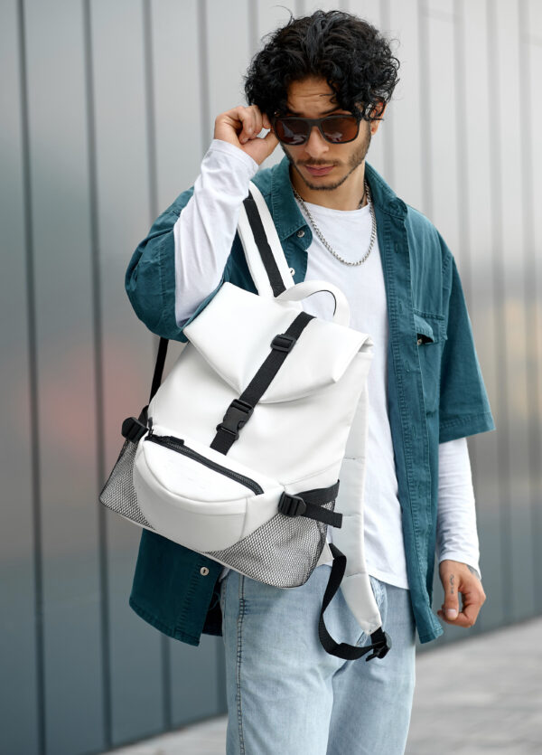 Мужской рюкзак Sambag ReneDouble белый