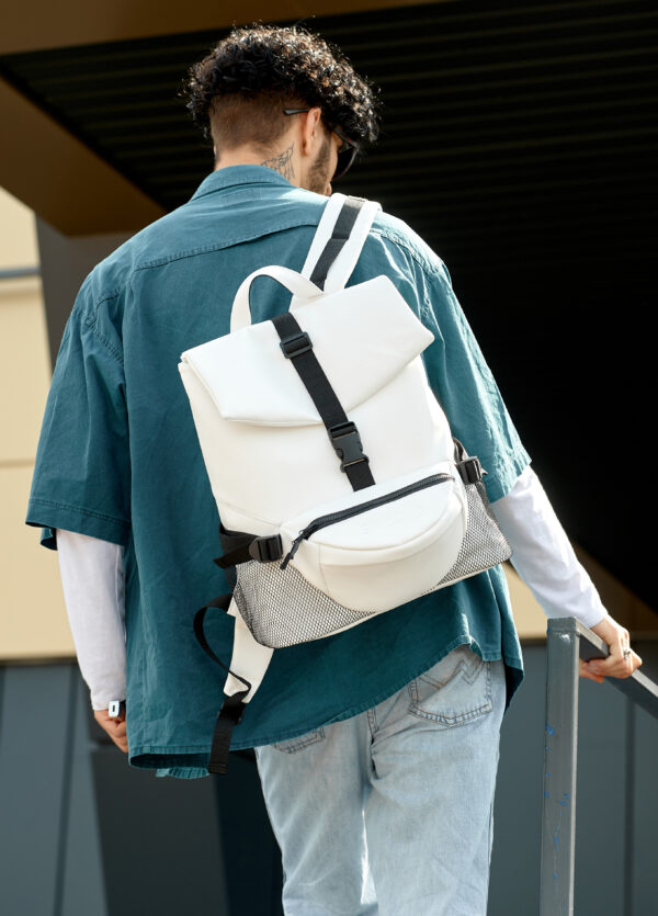 Мужской рюкзак Sambag ReneDouble белый